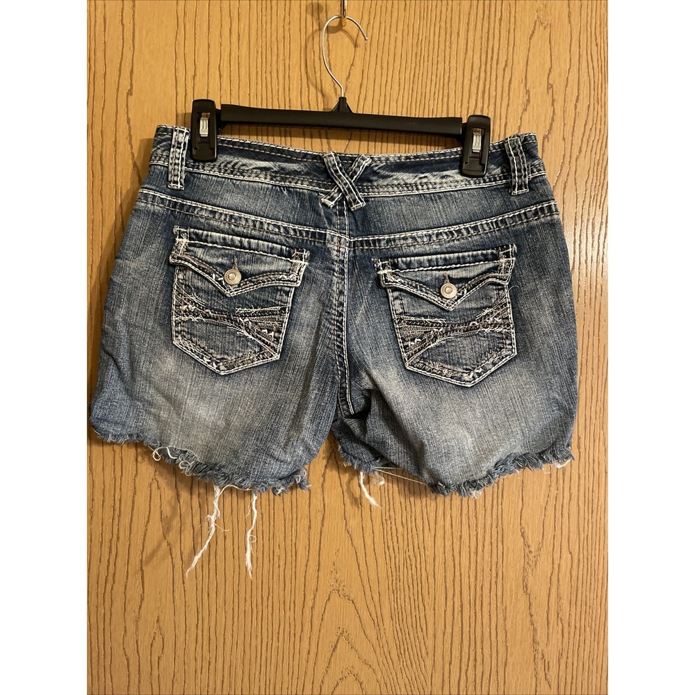 Women's Maurices Shorts Cut-Off White Stitching Size 5/6 - Picture 5 of 8